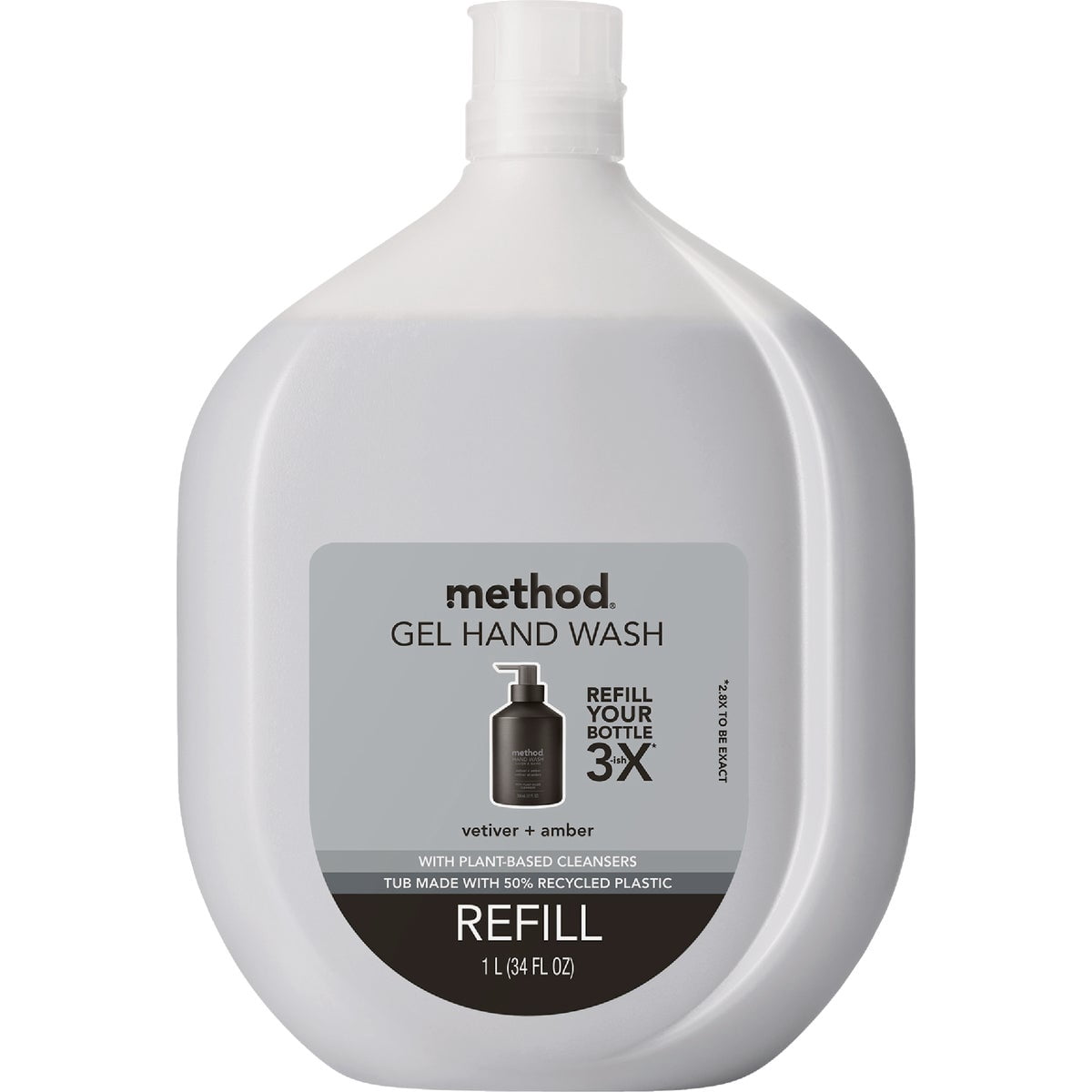 Method 9089692 Vetiver & Amber Scent Foam Hand Wash - 28 oz