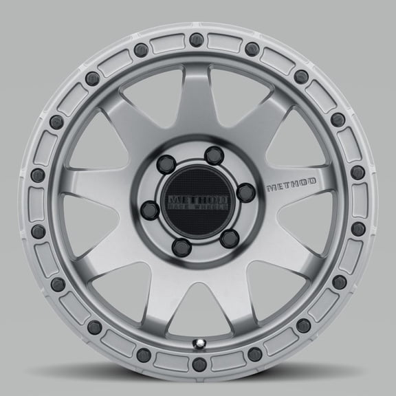 Method Wheels MR31778560800 MR317 17x8.5 mm Offset 6x5.5x106.25 mm CB Wheel, Matte Titanium Fits select: 2000-2023 CHEVROLET SILVERADO, 1996-2023 TOYOTA TACOMA