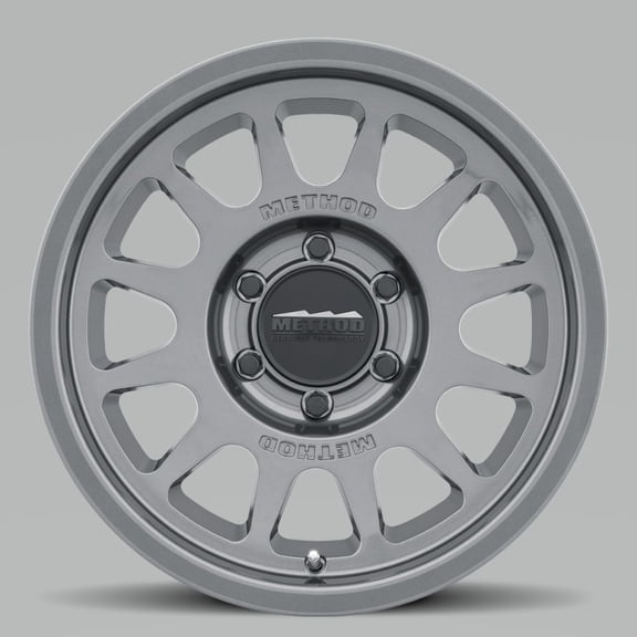 Method Wheels MR70368060800 16 x 8 in. 0 mm Offset 6 x 5.5 106.25 mm CB MR703 Gloss Titanium Wheel Fits select: 2000-2018 CHEVROLET SILVERADO, 1996-2023 TOYOTA TACOMA