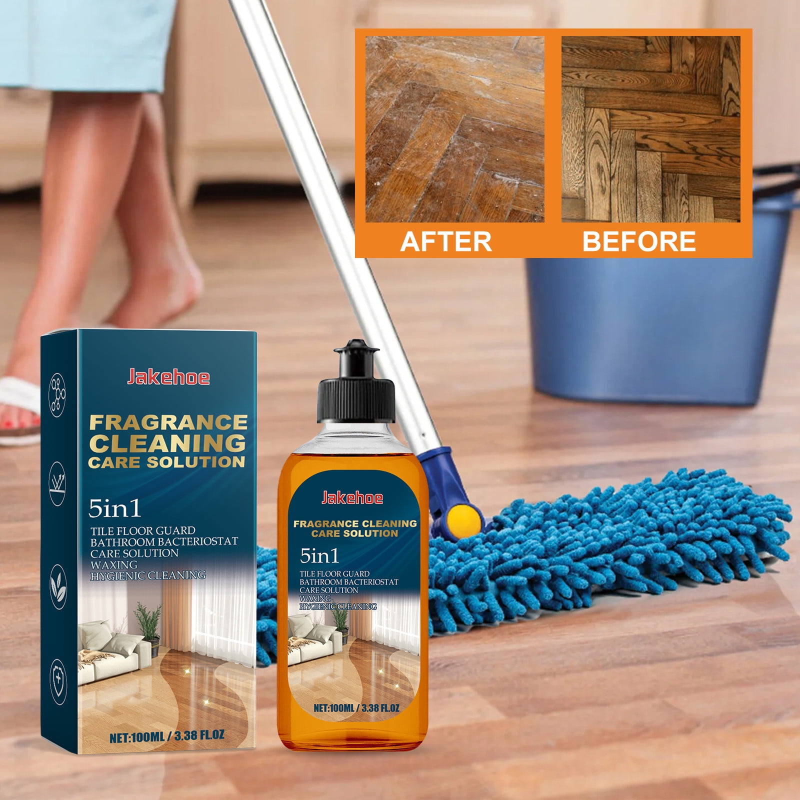 Method Wood Floor Cleaner,Bathroom Floor Cleaner,Floor Cleaner, 3.5 OZ