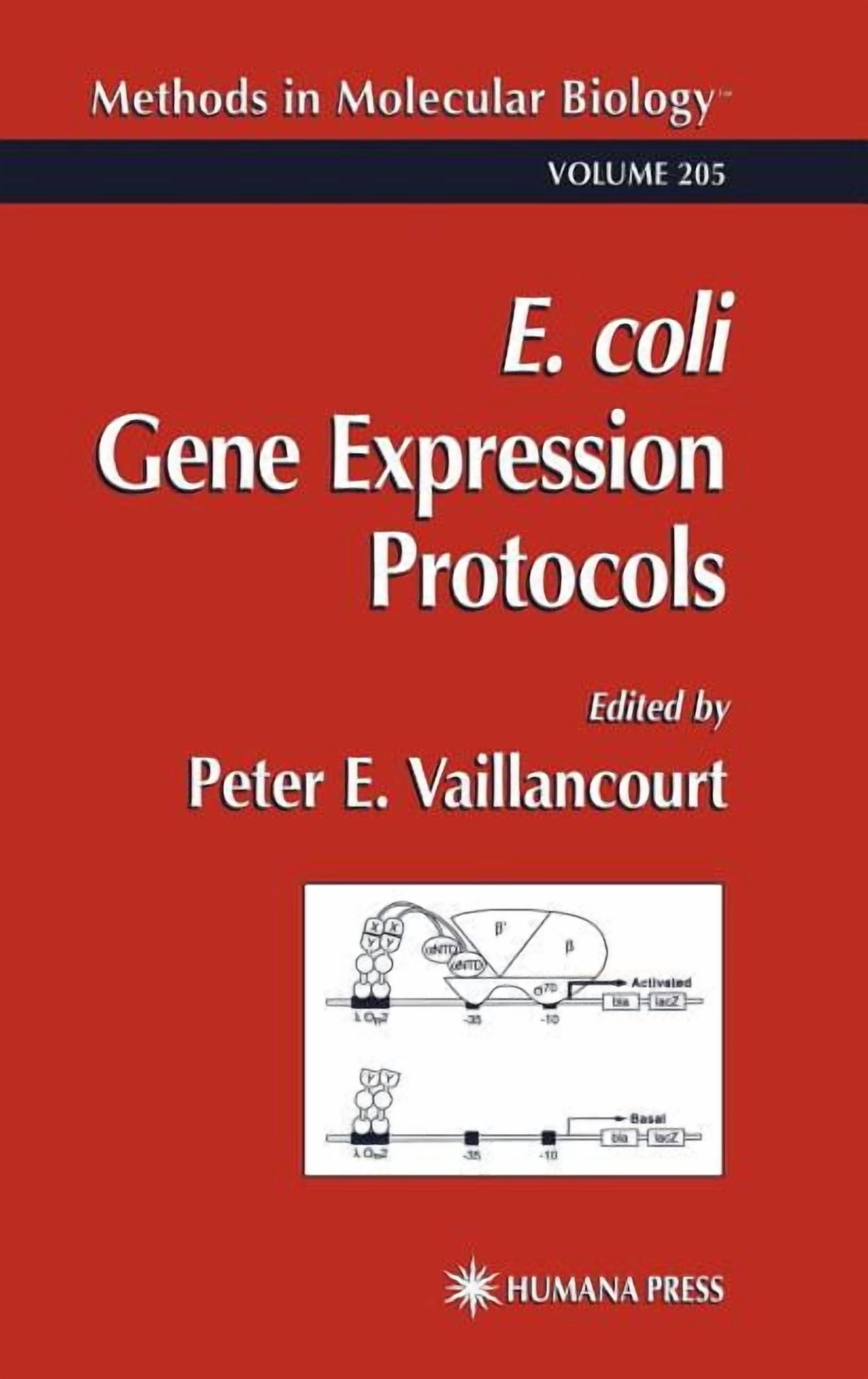 Methods in Molecular Biology E. Coli Gene Expression Protocols, Book ...