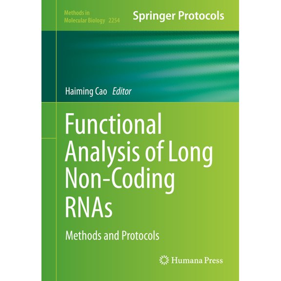 Methods in Molecular Biology Functional Analysis of Long Non-Coding Rnas: Methods and Protocols, Book 2254, (Paperback)