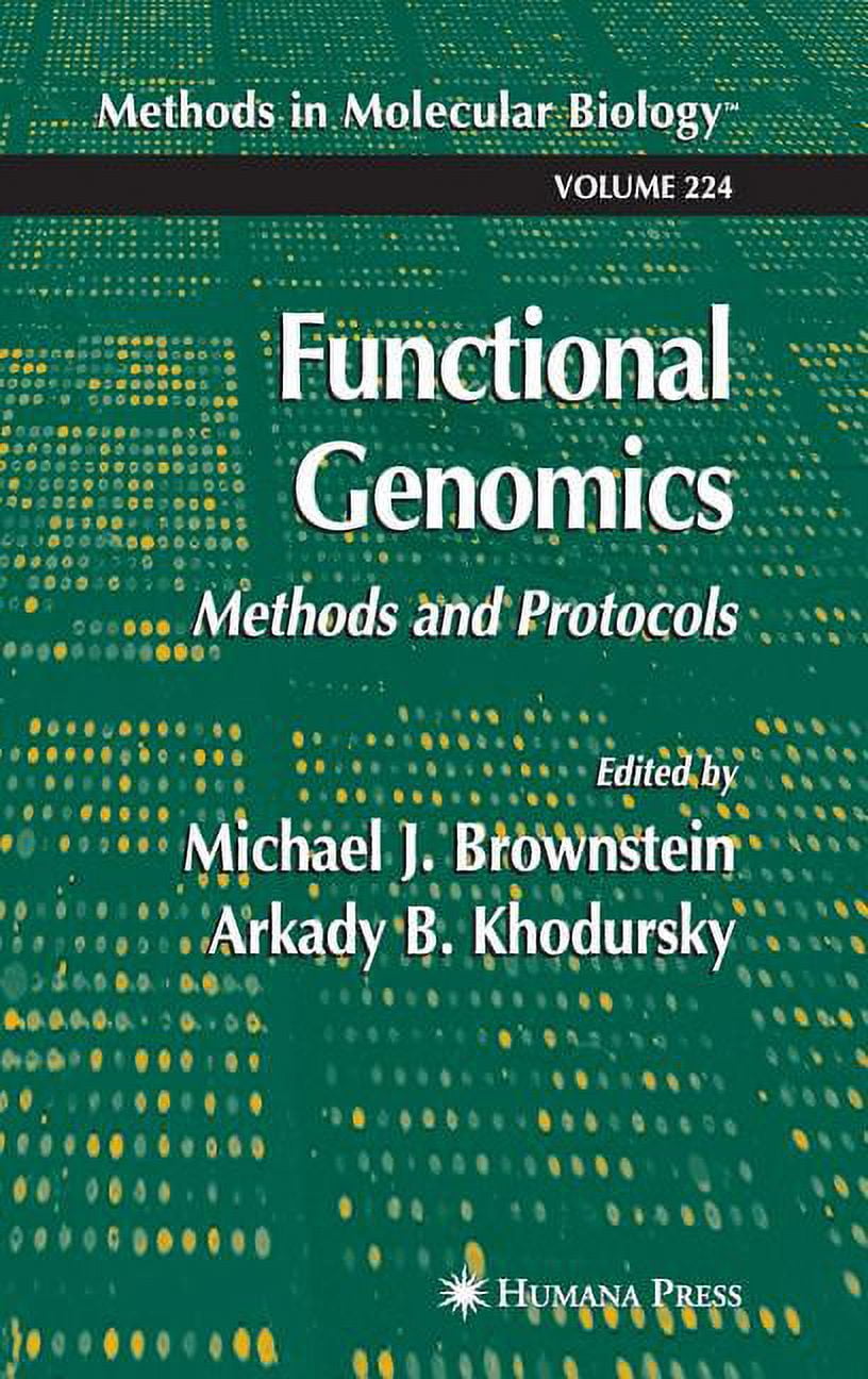 Methods in Molecular Biology Functional Genomics: Methods and Protocols ...