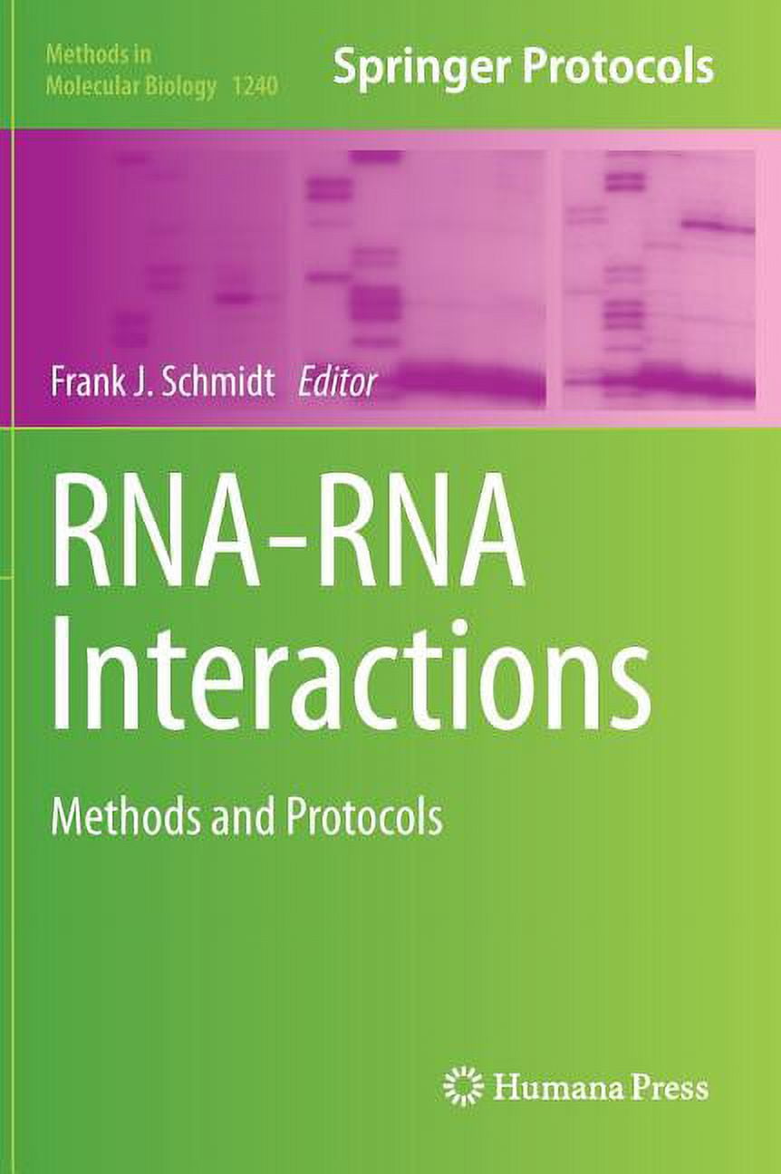 Methods in Molecular Biology Rna-RNA Interactions: Methods and ...