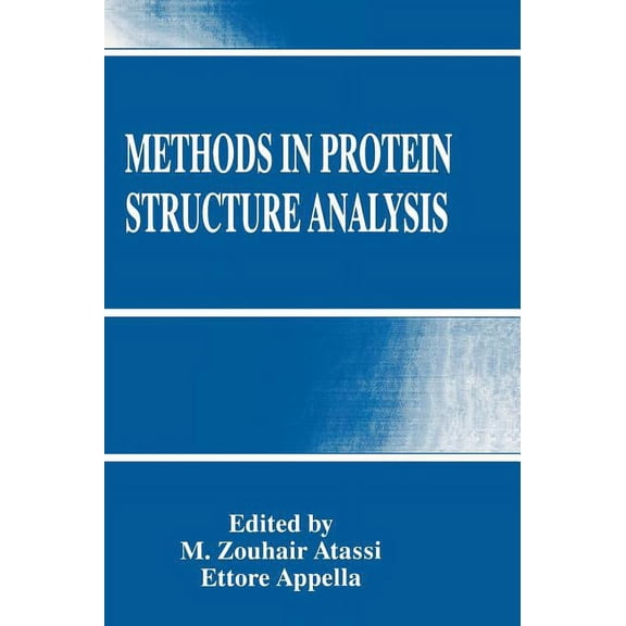 Methods in Protein Structure Analysis, (Hardcover)