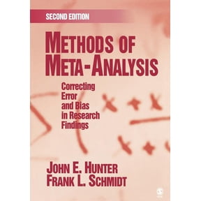 Methods of Meta-Analysis: Correcting Error and Bias in Research Findings, (Paperback)