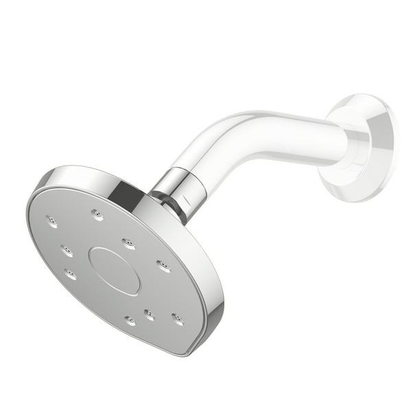 Methven Kiri Low Flow 1.5 GPM Bathroom Shower Head with Satinjet Patented Technology using 40