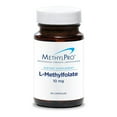 thumbnail image 1 of MethylPro 10mg L-Methylfolate - Professional Strength Active Methyl Folate Supplement for Brain Support & Balanced Mood - Gluten-Free Cognitive Supplement with No Fillers (30 Capsules), 1 of 8