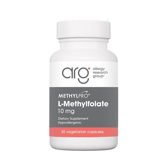 MethylPro 10mg L-Methylfolate - Professional Strength Active Methyl Folate Supplement for Brain Support & Balanced Mood - Gluten-Free Cognitive Supplement with No Fillers (30 Capsules)
