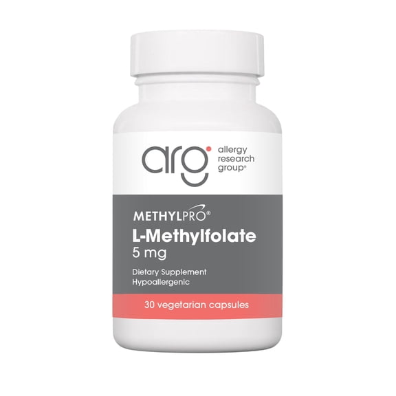 MethylPro 5mg L Methylfolate - Professional Strength Active Methyl Folate Supplement for Brain Support & Balanced Mood - Gluten-Free Cognitive Supplement with No Fillers (30 Capsules)
