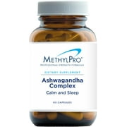 MethylPro Ashwagandha Complex - Adaptogenic Formula with Shoden Ashwagandha, L-Theanine & Magnesium - Supports Stress Balance, a Healthy Mindset & Restfulness - 60 Servings - 60 Capsules