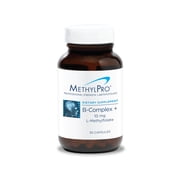 MethylPro B Complex + L-Methylfolate 10 mg - Bioavailable Methylated Vitamin Blend - Supports Energy and Stress - Vegetarian & Hypoallergenic - 30 Servings - 30 Capsules