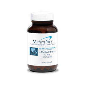 MethylPro Cofactors + L-Methylfolate 10 mg - Supports a Healthy Mindset - Vitamins B6, B12 & Magnesium - Active Folate for Methylation Support & Biochemical Reactions - 30 Servings - 30 Capsules