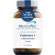 MethylPro Cofactors + L-Methylfolate 5 mg - Supports a Healthy Mindset - Vitamins B6, B12 & Magnesium - Active Folate for Methylation Support & Biochemical Reactions - 30 Servings - 30 Capsules