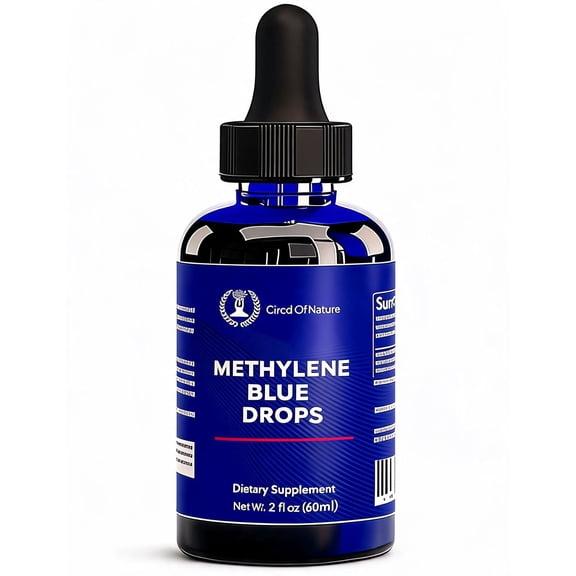 Methylene Blue 1% Liquid – 10 mg per 1 mL Serving – 60mL (2.03 fl oz)