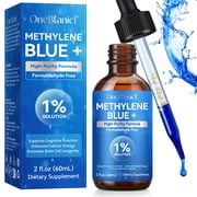 Methylene Blue 1%, Support Brain Health, High-Purity Formula, No Formaldehyde, 2 fl oz