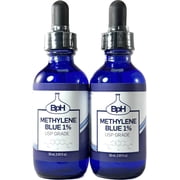 Methylene Blue, 1% USP Pharmaceutical Grade 2 50 mL Twin Pack Glass 3rd Party Tested