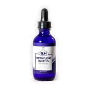 Methylene Blue, 1% USP Pharmaceutical Grade, 50 mL 1.69 fl oz Glass; 3rd Party Tested