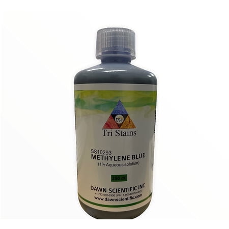 Dawn Sci Methylene Blue Laboratory Grade 1% Aqueous Solution, 250 ml, 1 Count