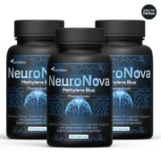 Nutri Nation Methylene Blue Capsules Pharmaceutical Grade 99.9% Brain and Cognitive Support 360 Count