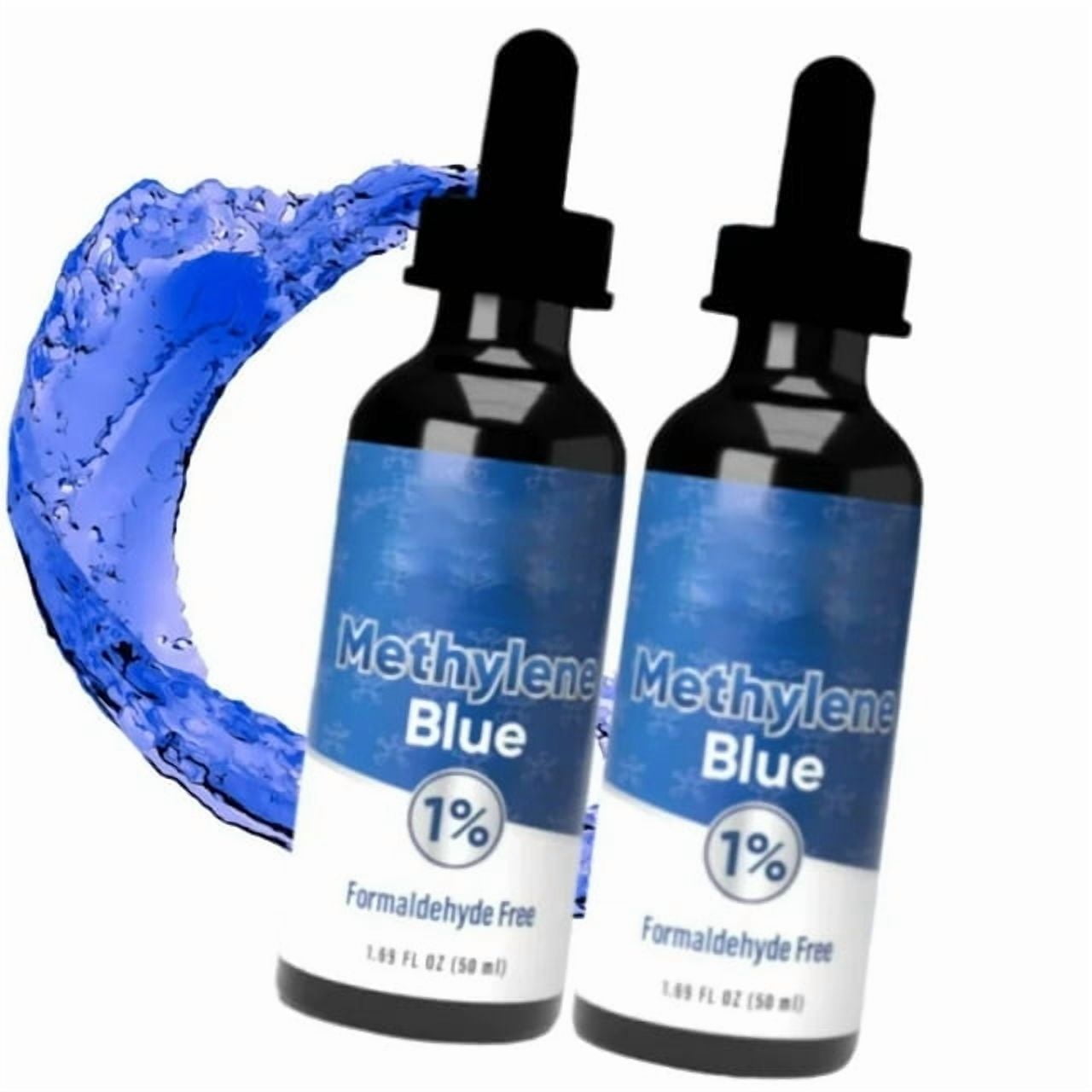 Methylene Blue Drops High Purity 1% USP, 50ml, Formaldehyde-Free