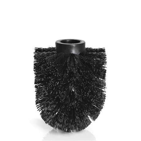 Metia Replacement Narroe Toilet Brush for Nexio Toilet Brushes, Black