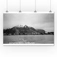 thumbnail image 1 of Metlakatla, Alaska - View of Waterfront from a Steamer Photograph (36x54 Giclee Gallery Print, Wall Decor Travel Poster), 1 of 1