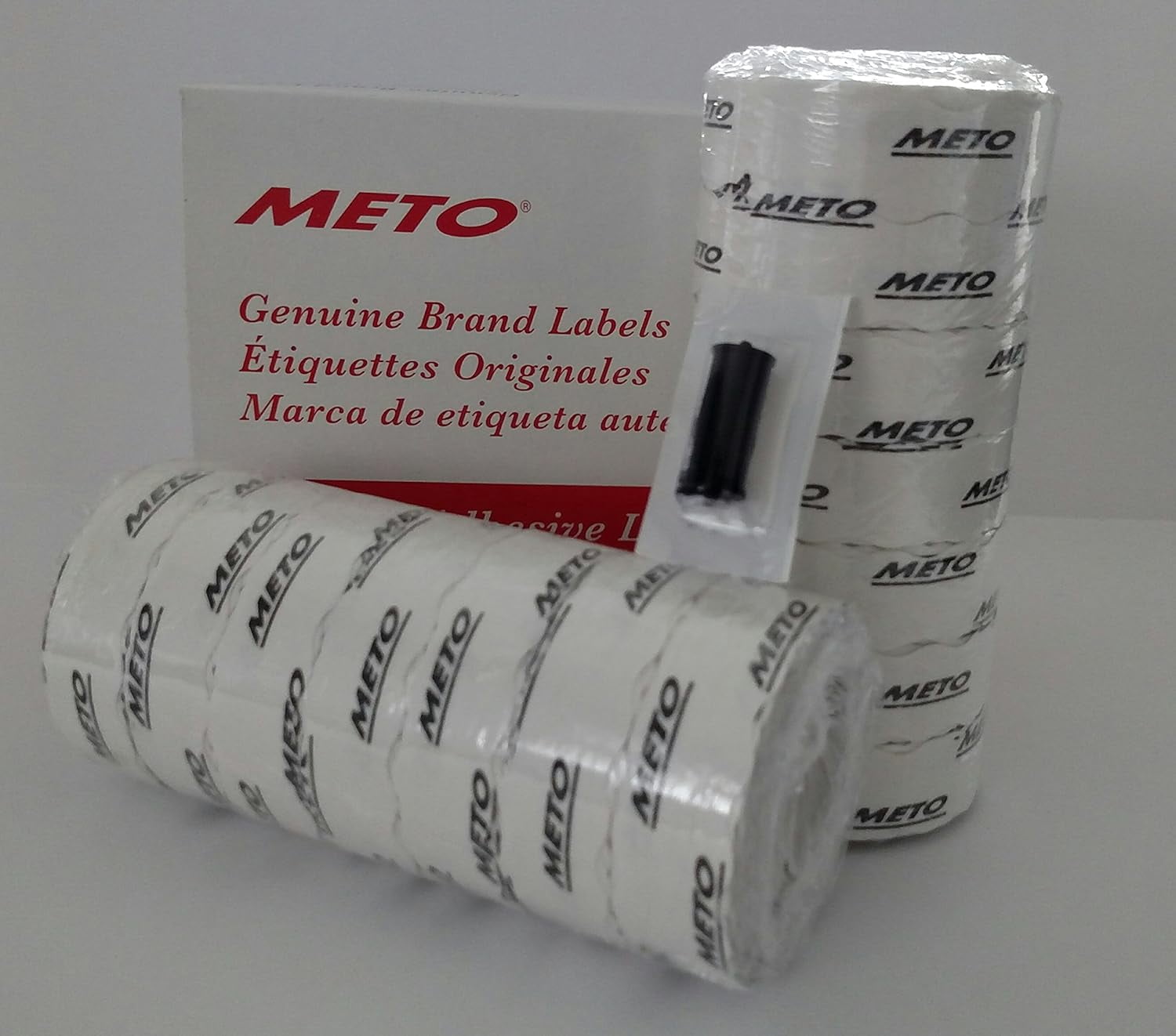 Meto Raga Meto Labels 2200/2 Line (White) to Suit 13.22, 15.22 Pricing Gun ...
