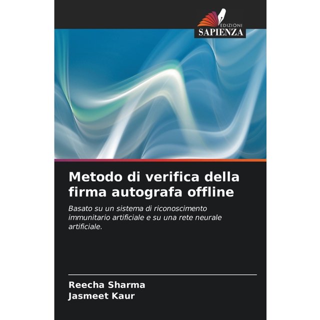 Metodo di verifica della firma autografa offline, (Paperback)