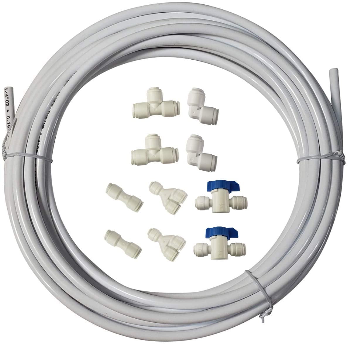 Push In Tube Fitting For RO System 3/8 Inch Plug For Quick Connect Fittings RO Reverse Osmosis