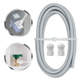 thumbnail image 1 of Metpure 6' Feet x 1/4" OD PEX Water Line For Refrigerator Ice Maker Kit With 1/4" Quick Connect Female Adapters. Connect from Shut-Off Valve To Refrigerator. Requires No Tools, 1 of 6