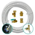 thumbnail image 1 of "Metpure Refrigerator Ice Maker Kit – 25' Tubing, Stop Tee Connector, Valve & 3/8"" Adapter for Drinking Water", 1 of 9