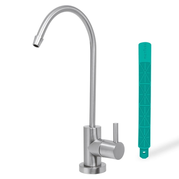 Metpure Water Filtration Faucet Brushed Nickel Euro Style Non Air Gap Reverse Osmosis Drinking Water Dispenser With Faucet Wrench