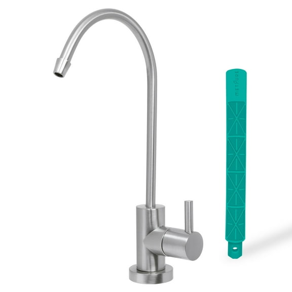 Metpure Water Filtration Faucet Brushed Nickel Euro Style Non Air Gap Reverse Osmosis Drinking Water Dispenser With Faucet Wrench