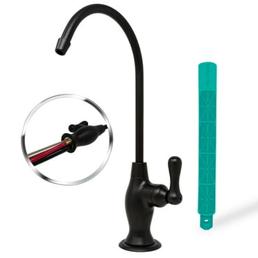 Metpure Water Filtration Faucet Matte Black Vase Style Air Gap Reverse Osmosis Drinking Water Dispenser With Faucet Wrench