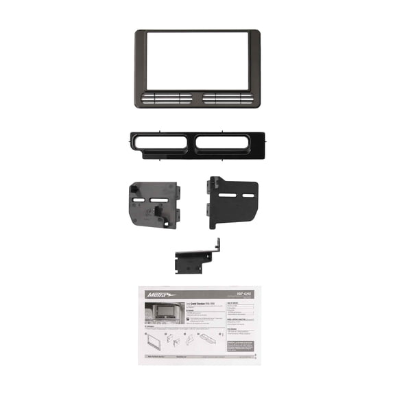 Metra 107-CH5 Double Din Installation Kit for 1996-1998 Jeep Grand Cherokee Vehicles