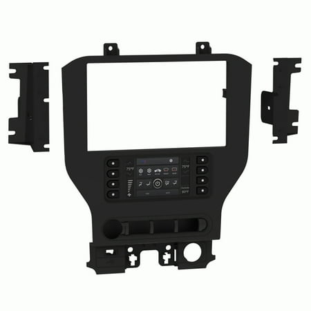 Metra - Dash Kit for Select 2015 Ford Mustang Vehicles - Charcoal