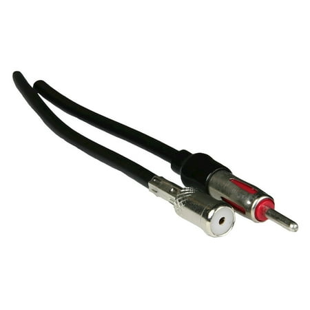 Metra - Antenna Adapter for Select 1973-2023 Ford Dodge Volkswagen Ram Mercedes-Benz Chrysler - Black