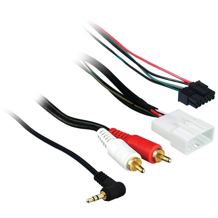 Metra - Steering Wheel Control Add-On Harness with Aux-In for Select 2002-2015 Toyota, Lexus, Scion - Multi