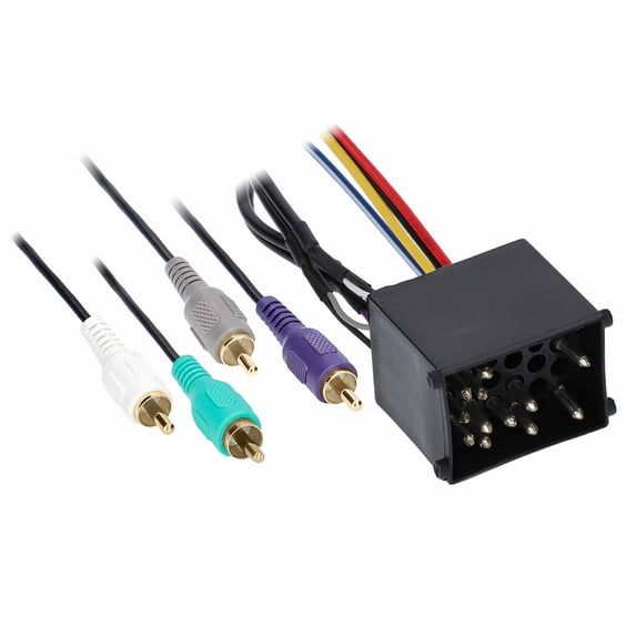 Metra 70-8591 Radio Wiring Harness for BMW Amp Integration (Black)