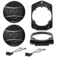 thumbnail image 1 of Metra 82-3020 6" to 6-3/4" Chevrolet Silverado GMC Sierra 2007-2013 Speaker Adapter 1999-2006 Silverado, Tahoe, Yukon, Suberban, Avalanche Rear Door Speaker Install, 1 of 6