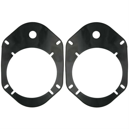 Metra - Speaker Adapter Plates for Most Vehicles With 6" Speaker Locations (Pair) - Black