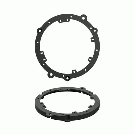 Metra - Speaker Adapter Plate for Hyundai Accent 2018-2022 and Select KIA 2005-Up (2-Pack) - Black