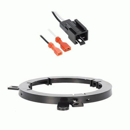 Metra - Combo Speaker Mounting Kit for Select Chrysler 1995-2006 Vehicles - Black