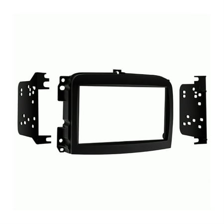 Metra - Installation Kit for 2014 and Later Fiat 500L Vehicles - Matte Black