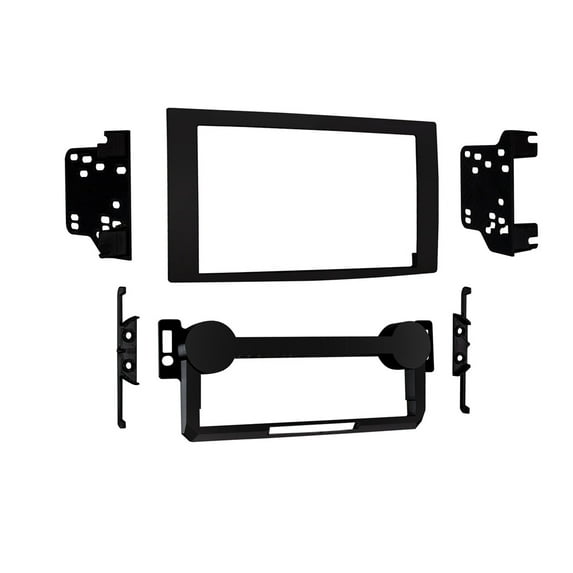 Metra 95-6533B Double DIN ISO Conversion Kit for Select Chrsyler Vehicles (Matte Black)