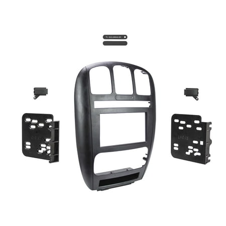 Metra - Dash Kit for Select Dodge and Chrysler Vehicles - Black