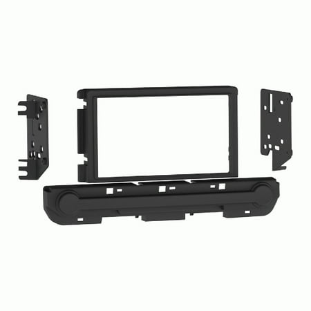 Metra - Dash Kit for Select 2019-2020 Hyundai Elantra DIN DDIN - Matte Black