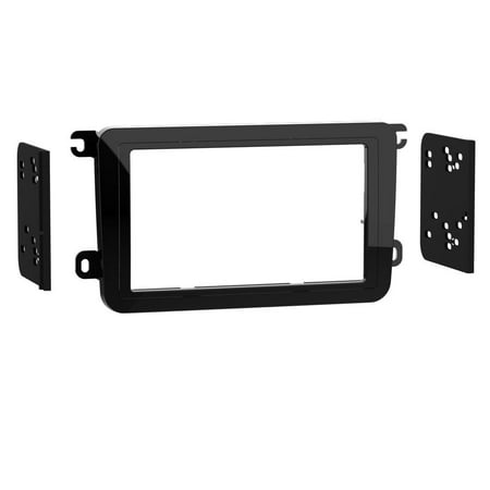Metra - Dash Kit for Most 2005-2019 Volkswagen Vehicles - High Gloss Black