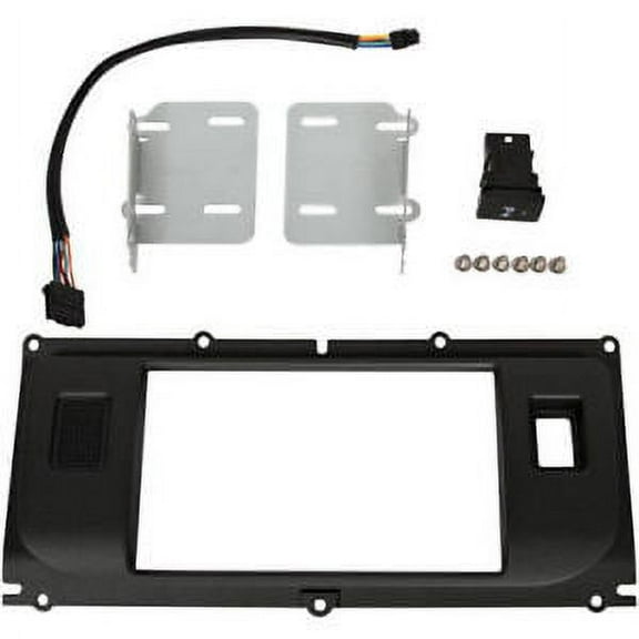 Metra - Dash Kit for Select 2012 Land Rover Range Rover Evoque Vehicles - Matte Black